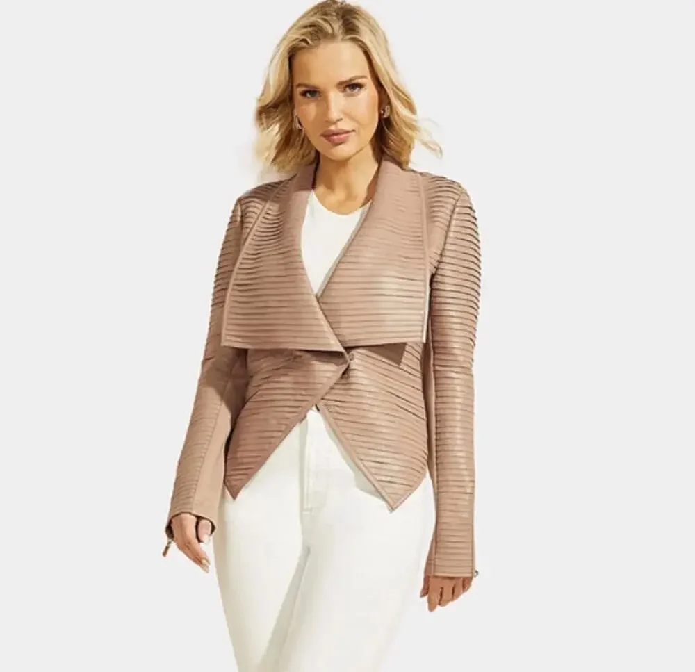 MARCIANO Women’s Leather jacket size 2